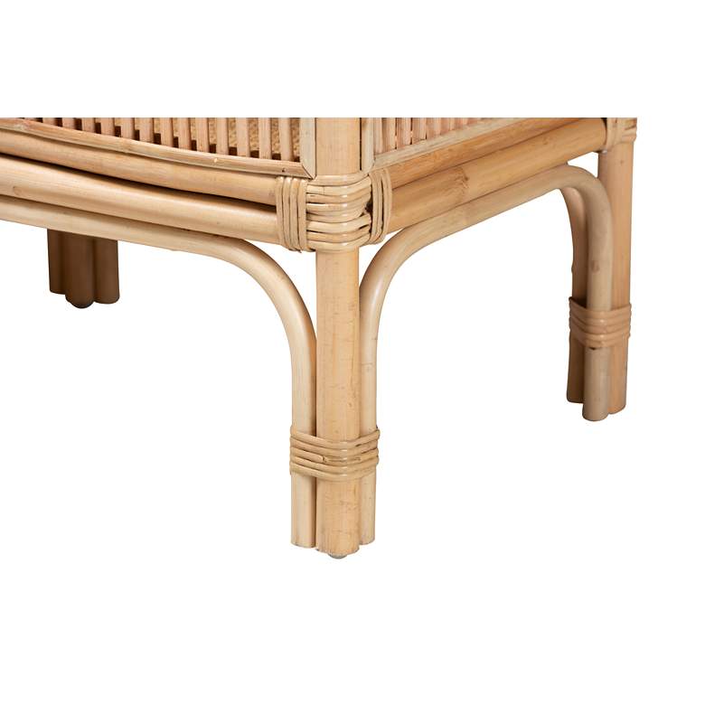 Image 4 Lombok 39 1/4" Wide Natural Brown Rattan Console Table more views