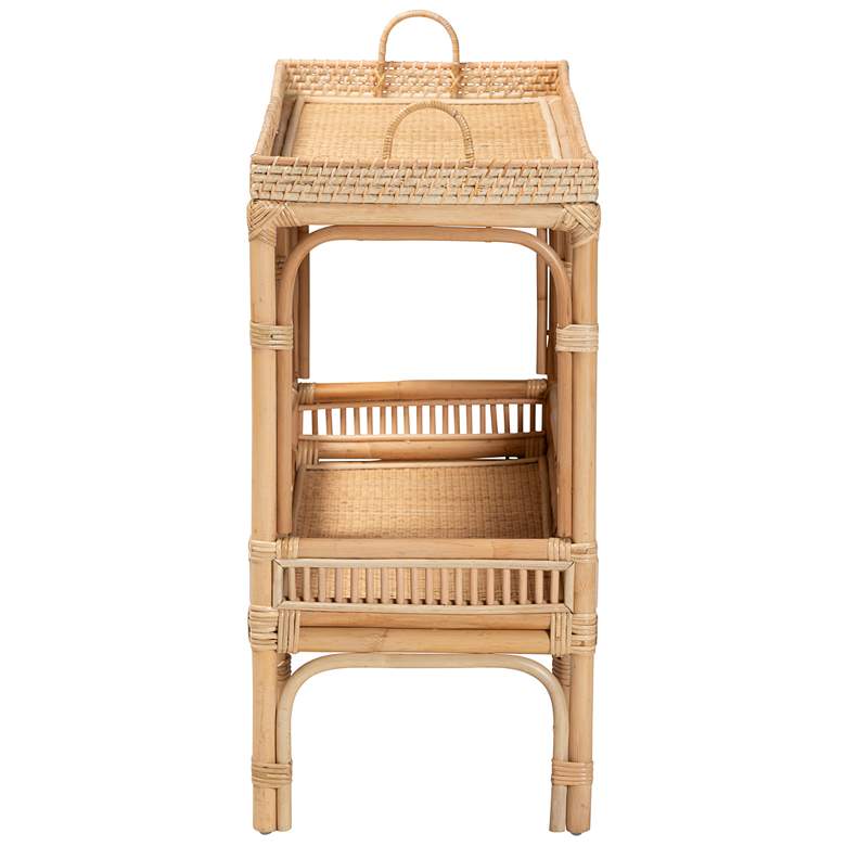 Image 7 Lombok 39 1/4" Wide Natural Brown Rattan Console Table more views