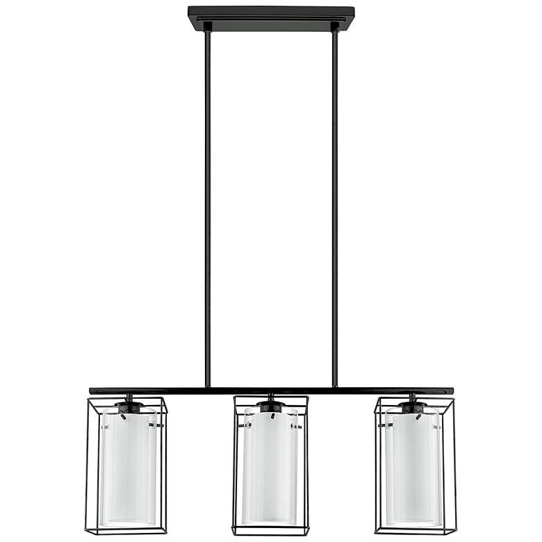 Image 3 Loncino Structured Black Island Pendant