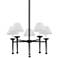 London 32" Wide Forged Iron 5-Light Chandelier