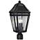 Londontowne 19 1/2" High Black Outdoor Post Light