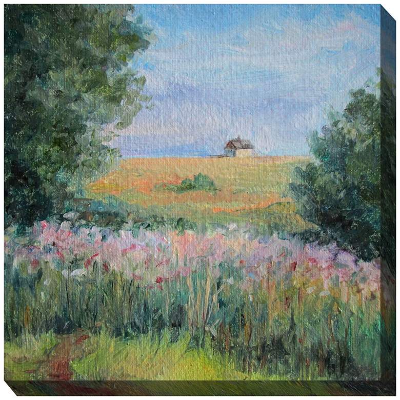 Image 1 Long Way Home 24" Square All-Weather Outdoor Canvas Wall Art