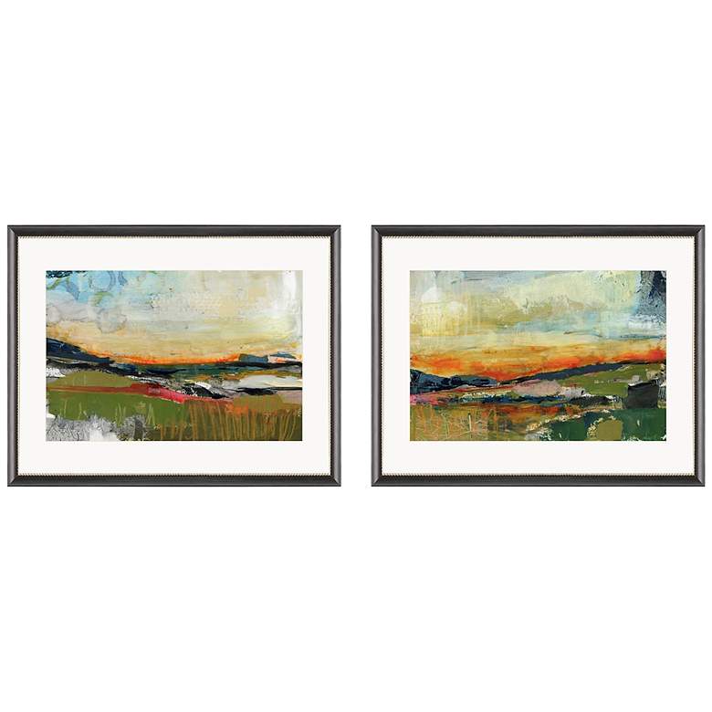 Image 2 Long Way Home I 34" High 2-Piece Framed Giclee Wall Art Set