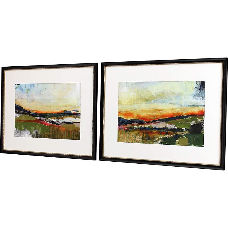Image 4 Long Way Home I 34" High 2-Piece Framed Giclee Wall Art Set more views