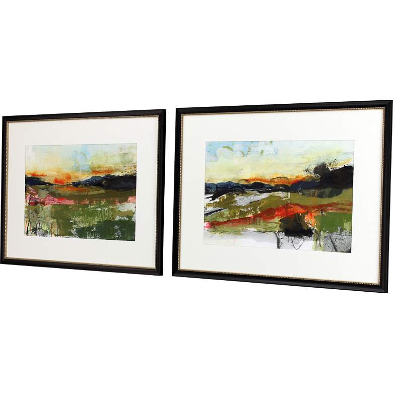 Image 4 Long Way Home II 34" High 2-Piece Framed Giclee Wall Art Set more views