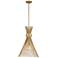 Longfellow 1-Light Pendant in Burnished Brass