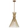 3_Longfellow 1-Light Pendant in Burnished Brass more views