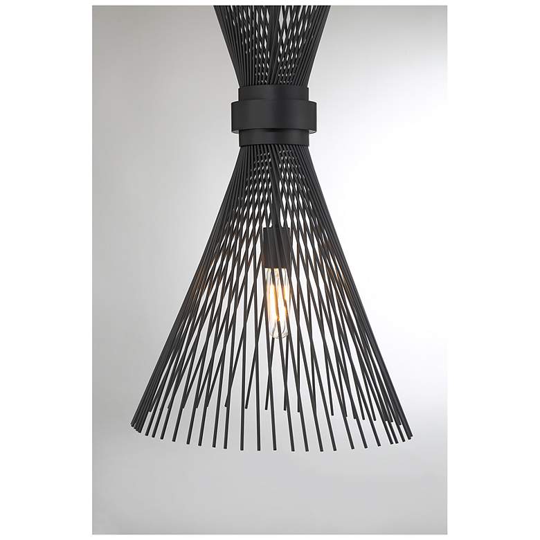 Image 5 Longfellow 1-Light Pendant in Matte Black more views