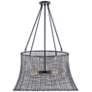 2_Longleaf 40" High Matte Black 4-Light Outdoor Hanging Light more views