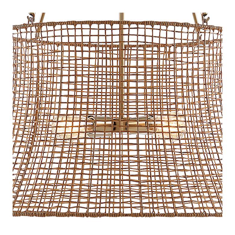 Image 2 Longleaf 40"H Burnished Brass 4-Light Outdoor Hanging Light more views