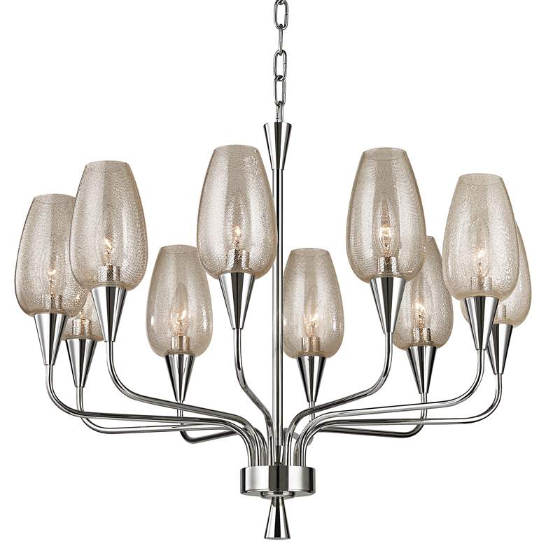 Image 1 Longmont 25 1/4" Wide Polished Nickel Chandelier