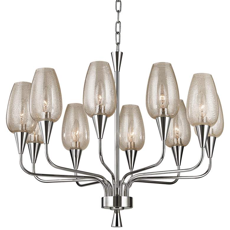 Image 1 Longmont 25 1/4 inch Wide Polished Nickel Chandelier