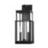 Longport 19 1/4" High Textured Black Outdoor Wall Light