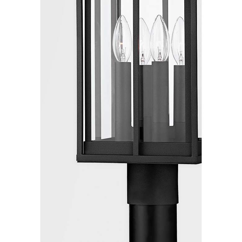 Image 4 Longport 21 1/4" High Textured Black Outdoor Post Light more views