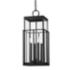 Longport 23 3/4" High Textured Black Outdoor Hanging Light