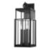 Longport 24 1/2" High Textured Black Outdoor Wall Light