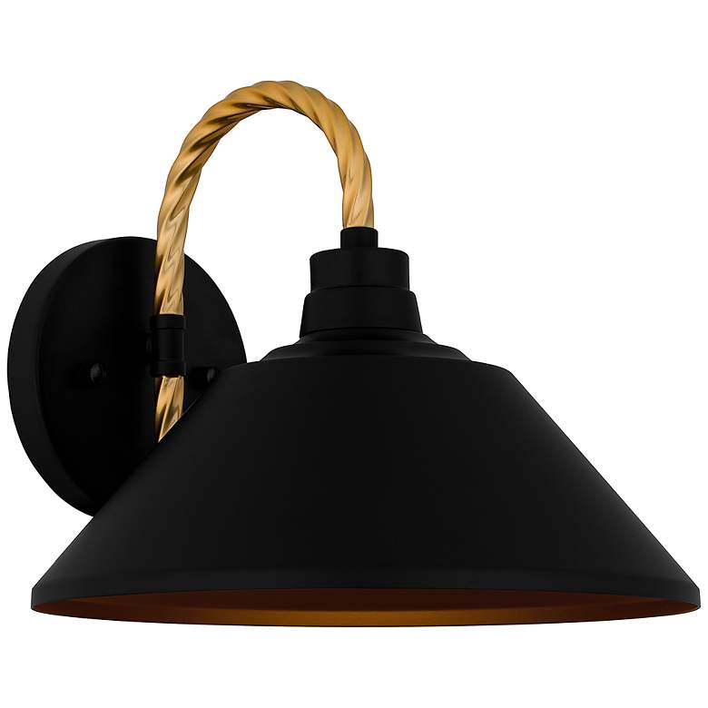 Image 2 Longshore 1-Light Matte Black Outdoor Wall Lantern