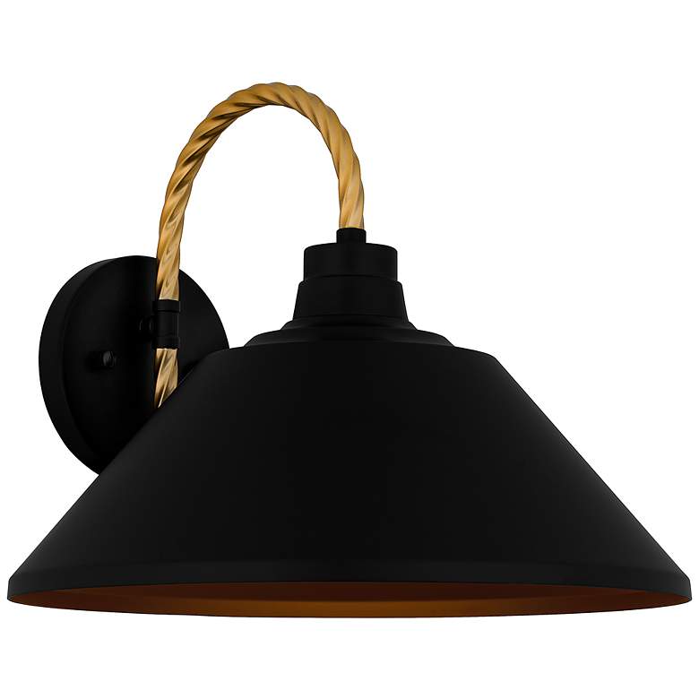 Image 2 Longshore 1-Light Matte Black Outdoor Wall Lantern