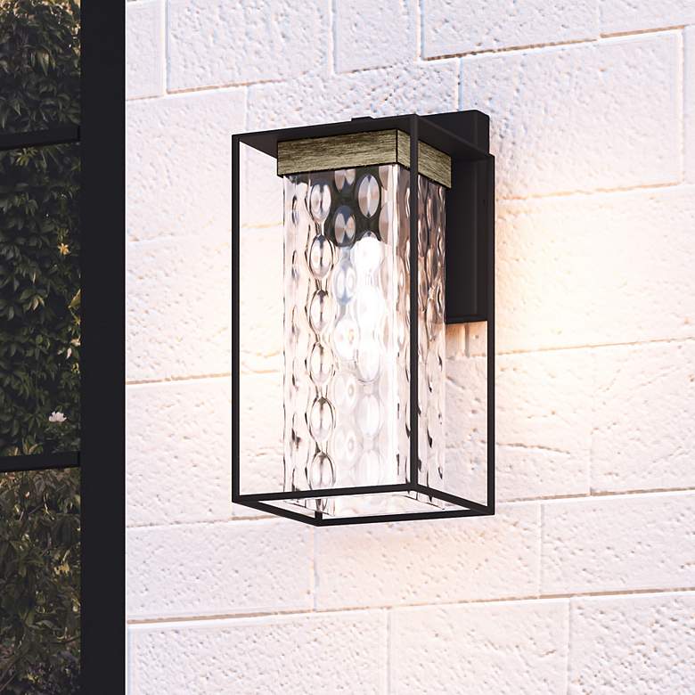 Image 1 Longwood 1-Light Matte Black Outdoor Wall Lantern