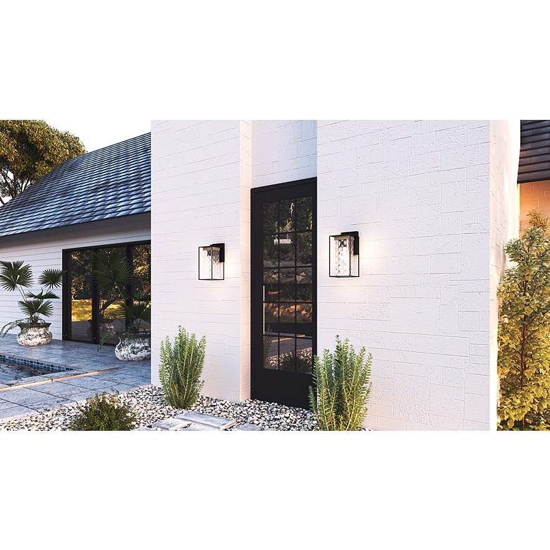 Image 6 Longwood 1-Light Matte Black Outdoor Wall Lantern more views