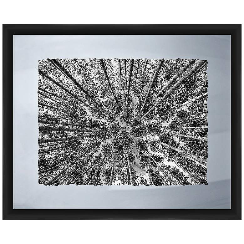 Image 1 Looking To The Trees 22" Wide Framed Giclee Wall Art