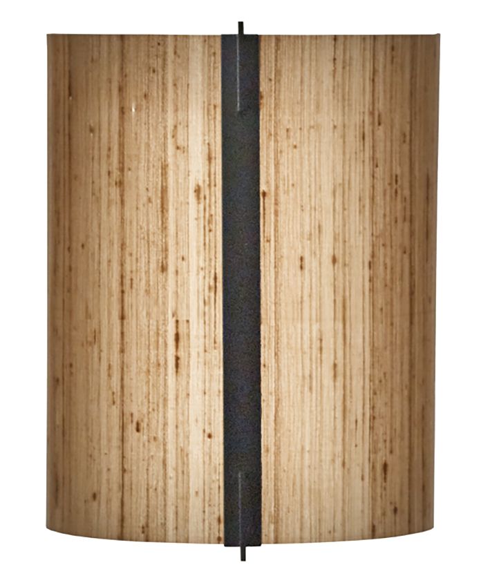 Loom 10.5'' High Rattan Silk ADA Sconce 0-10V LED