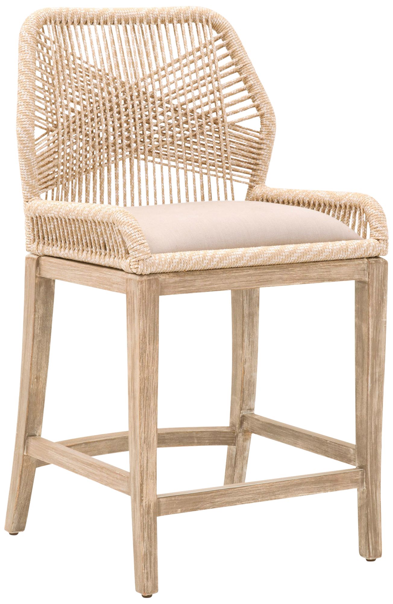 woven loom bar stool