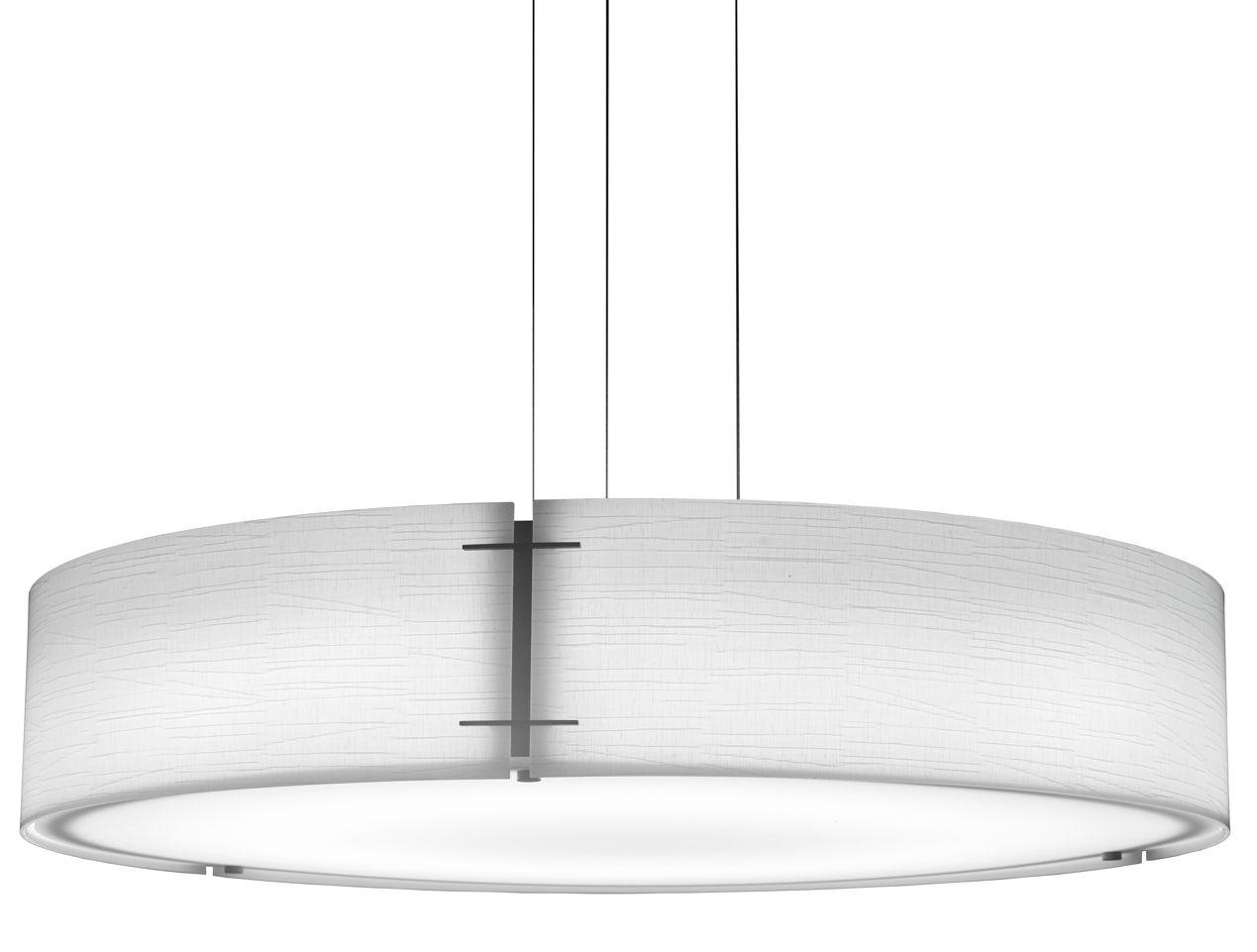 Loom 36'' Dia. Modern Linen Pendant LED