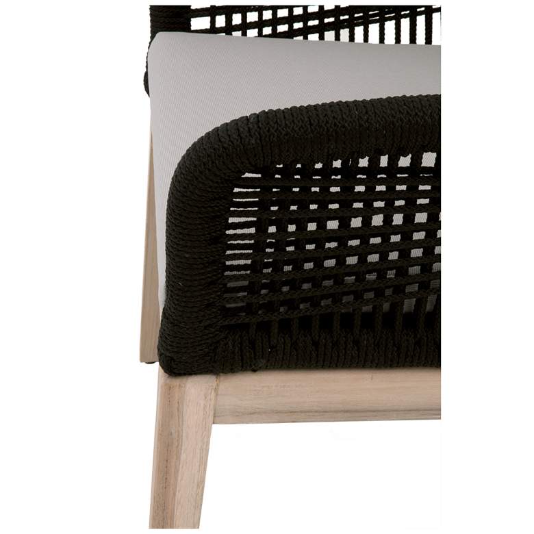 Image 7 Loom Outdoor Arm Chair, Black Rope, Performance Pumice, Set of 2 more views