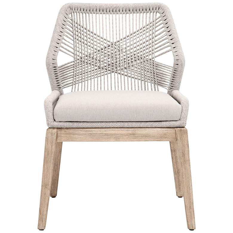 Image 1 Loom Taupe and White Rope Dining Chair
