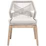 1_Loom Taupe and White Rope Dining Chair