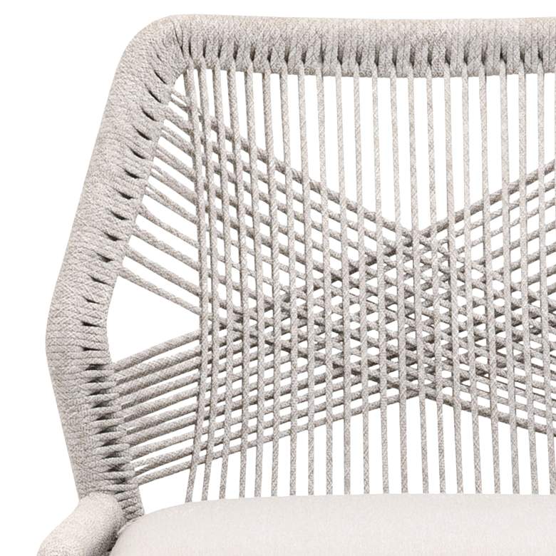 Image 2 Loom Taupe and White Rope Dining Chair more views