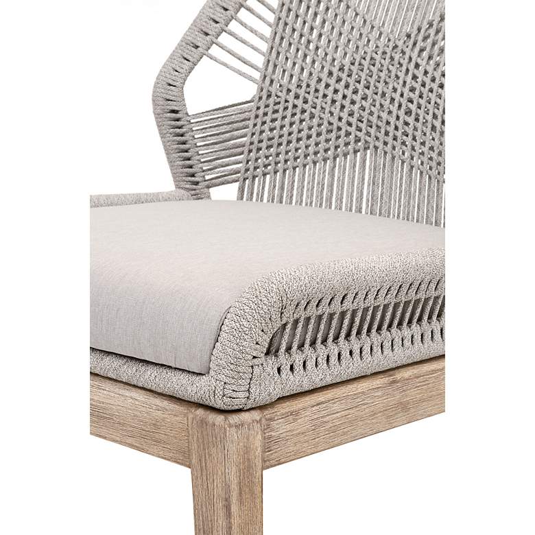 Image 3 Loom Taupe and White Rope Dining Chair more views