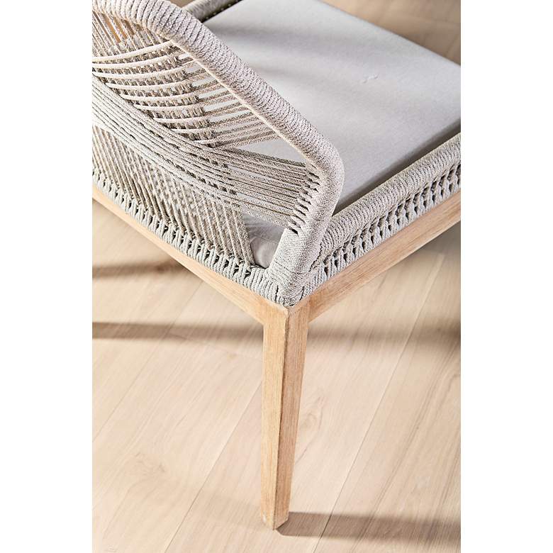 Image 4 Loom Taupe and White Rope Dining Chair more views