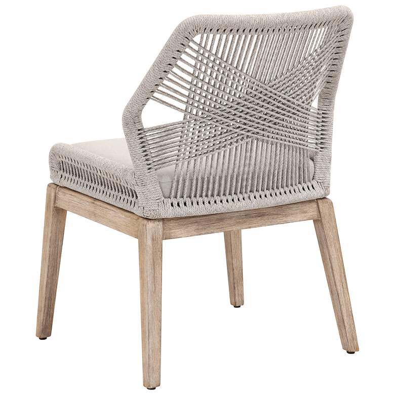 Image 6 Loom Taupe and White Rope Dining Chair more views