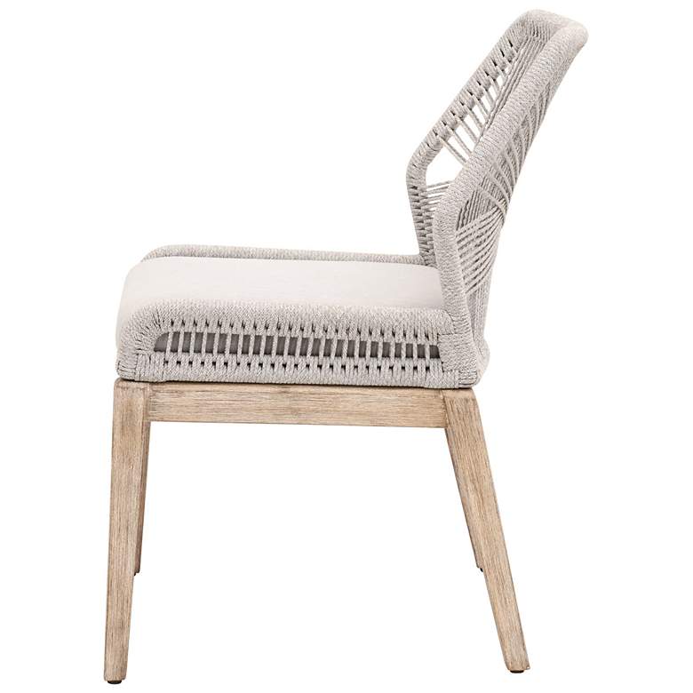 Image 7 Loom Taupe and White Rope Dining Chair more views