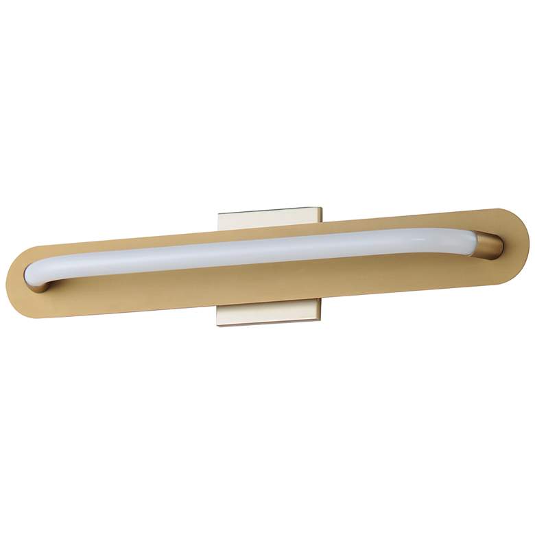 Image 2 Loop 24" LED Wall Sconce Gold