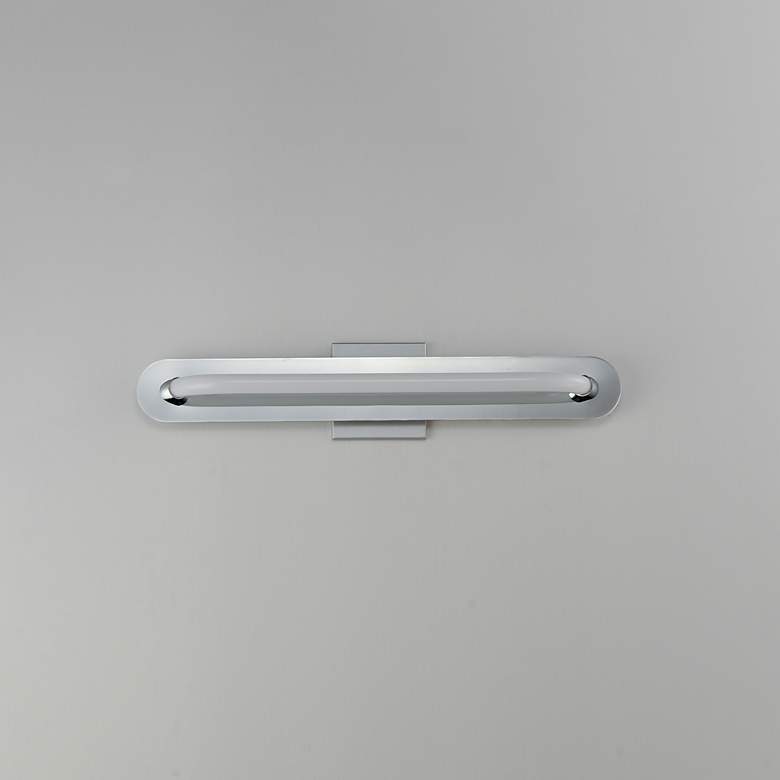 Image 4 Loop 24" LED Wall Sconce Polished Chrome more views