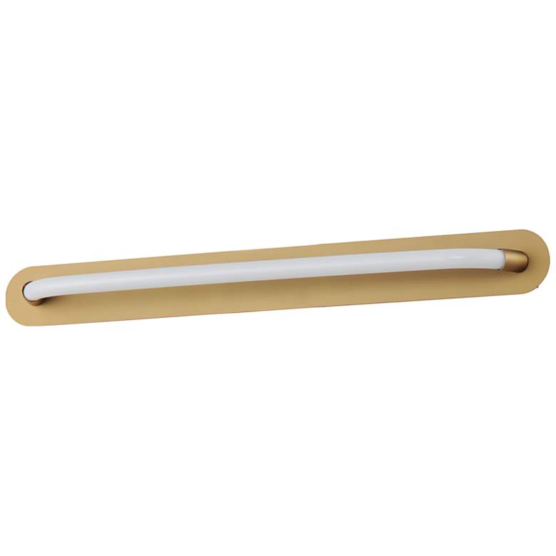 Image 3 Loop 30" LED Wall Sconce Gold more views