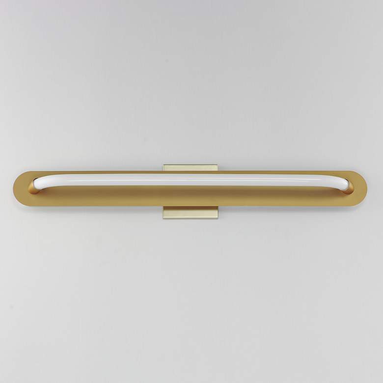 Image 4 Loop 30" LED Wall Sconce Gold more views