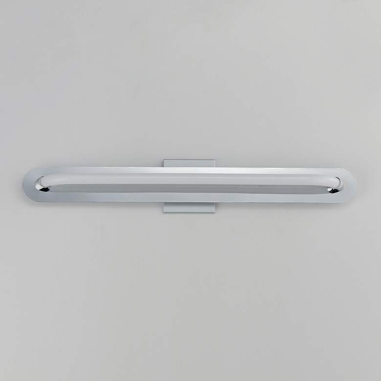 Image 4 Loop 30" LED Wall Sconce Polished Chrome more views