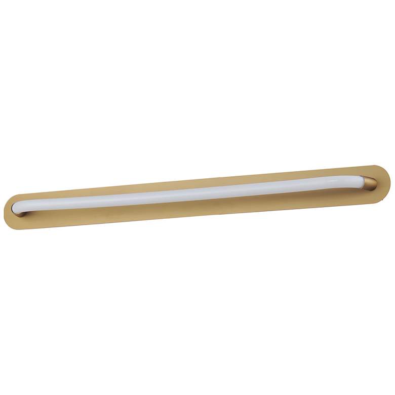 Image 3 Loop 36" LED Wall Sconce Gold more views