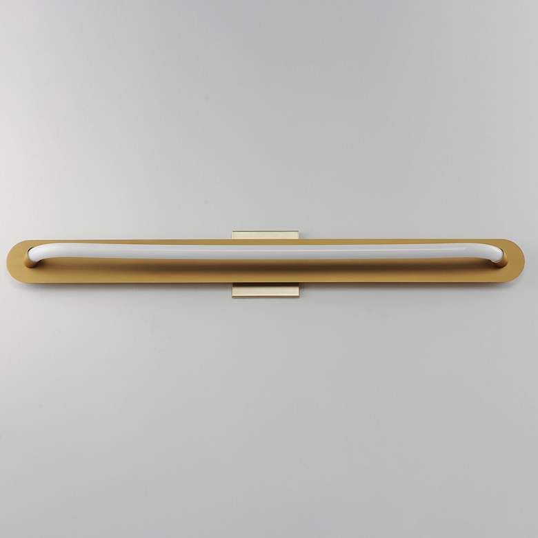Image 4 Loop 36" LED Wall Sconce Gold more views