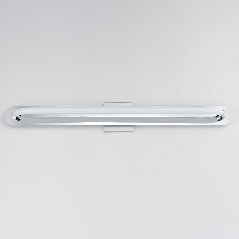 Image 4 Loop 36" LED Wall Sconce Polished Chrome more views