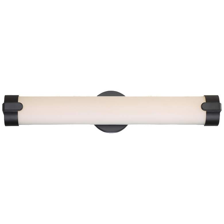 Image 1 Loop; Double LED Wall Sconce; Aged Bronze Finish