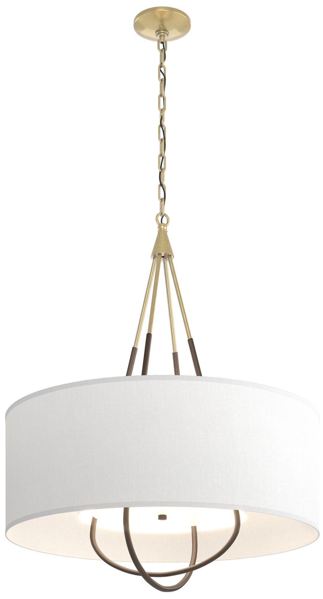 Loop Pendant - Modern Brass - Bronze - Anna Shade - Made to Order