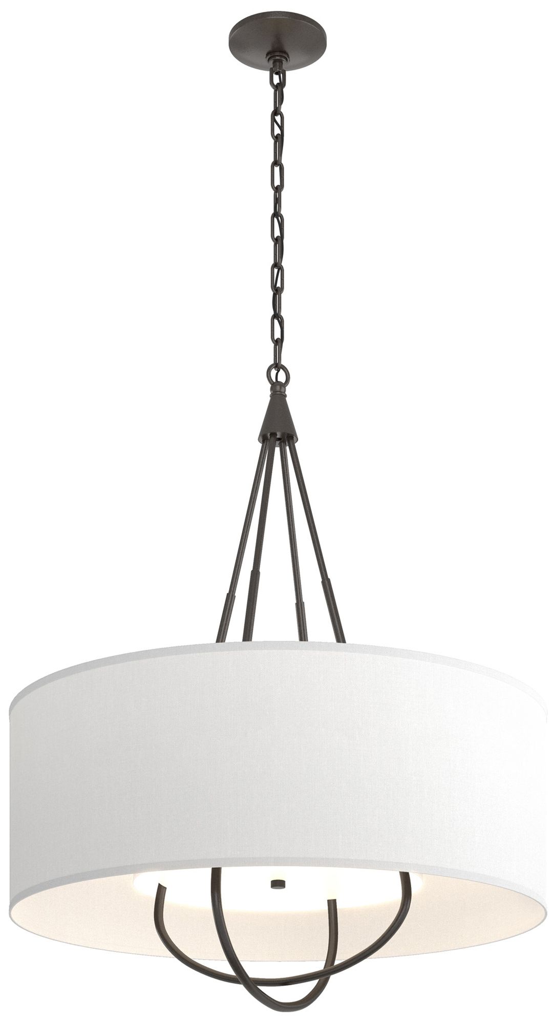 Loop Pendant Oil Rubbed Bronze Oil Rubbed Bronze Anna Shade Made to Order