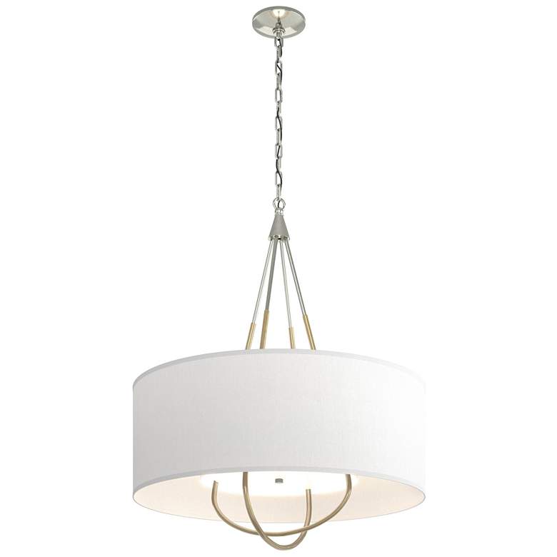 Image 1 Loop Pendant - Sterling - Modern Brass - Anna Shade