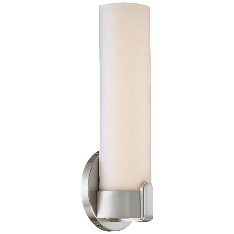 Image 1 Loop; Single LED Wall Sconce; Brushed Nickel Finish