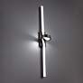1_Loophole 34"H x 3.13"W 1-Light Bath Vanity & Wall Light in Bl